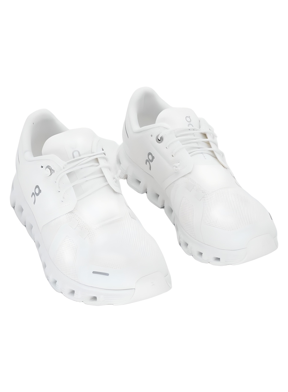On Cloud 5 All White Running Sneakers Size 8M